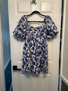 Abercrombie Puff Sleeve Mini Dress